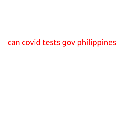 Can COVID-19 Tests be Governed by the Philippines?