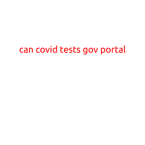 Can COVID Tests on Gov Portal Be Used as a Substitute for Traditional Diagnostic Methods?