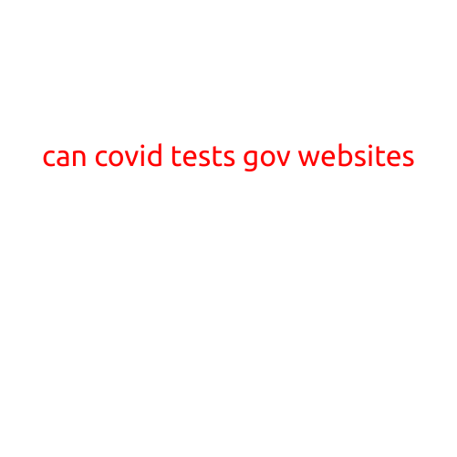 Can COVID Tests Be Found on Government Websites?