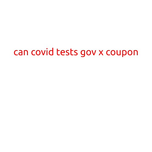 Can COVID Tests Go On Sale with the GovX Coupon?