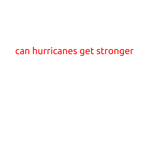 Can Hurricanes Get Stronger?