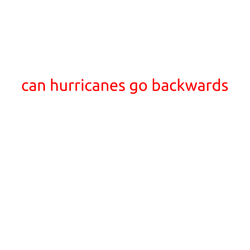 Can Hurricanes Go Backwards?