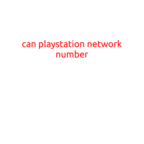 Can PlayStation Network Numbers Be Reset?