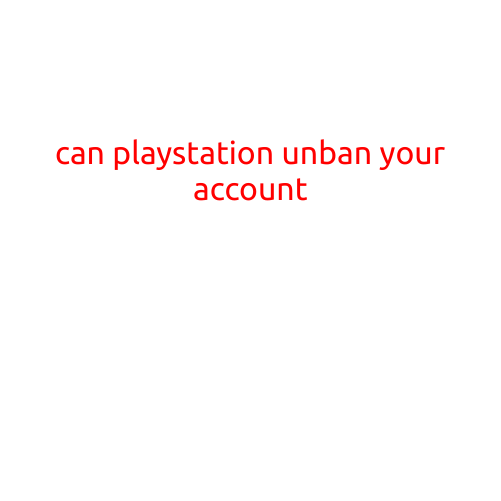 Can PlayStation Unban Your Account?