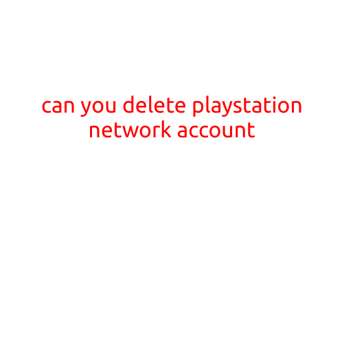 Can You Delete a PlayStation Network Account?