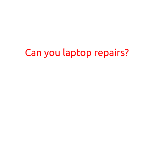 Can You Do Laptop Repairs?