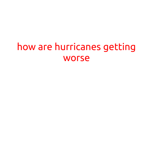 How Are Hurricanes Getting Worse?