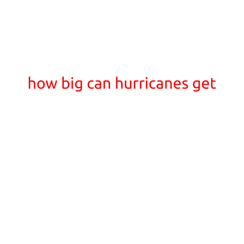 How Big Can Hurricanes Get?