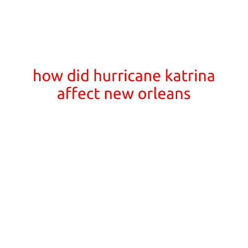 How Did Hurricane Katrina Affect New Orleans?