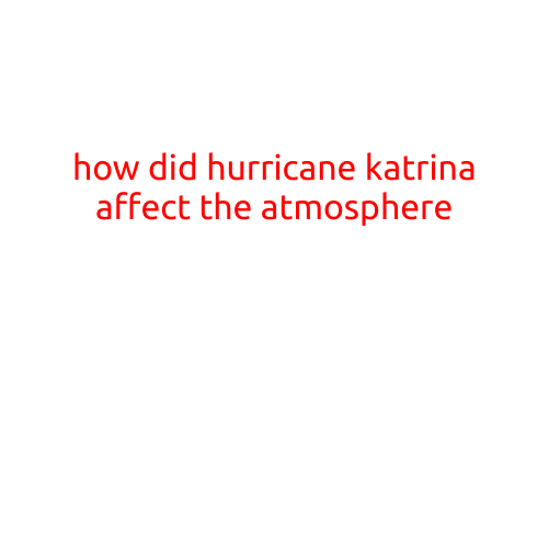 How Did Hurricane Katrina Affect the Atmosphere?