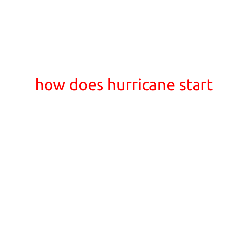 How Does a Hurricane Start?