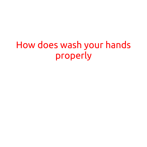 How to Wash Your Hands Properly: A Step-by-Step Guide