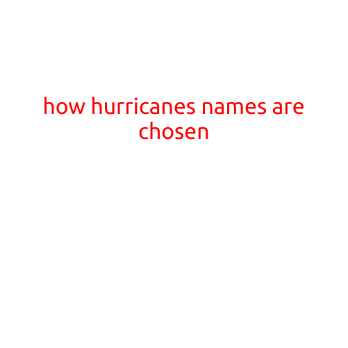 How Hurricanes Names Are Chosen