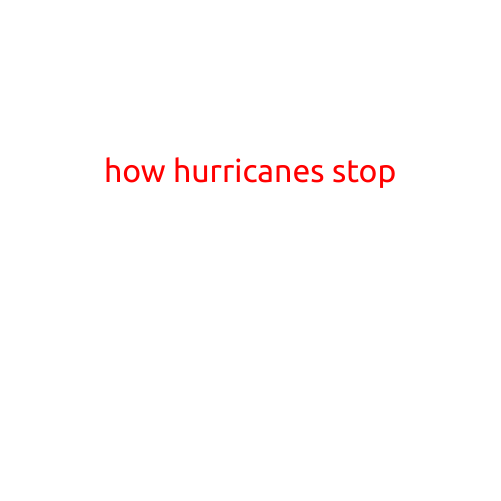 How Hurricanes Stop: Understanding the Factors that Bring an End to the Storm's Fury