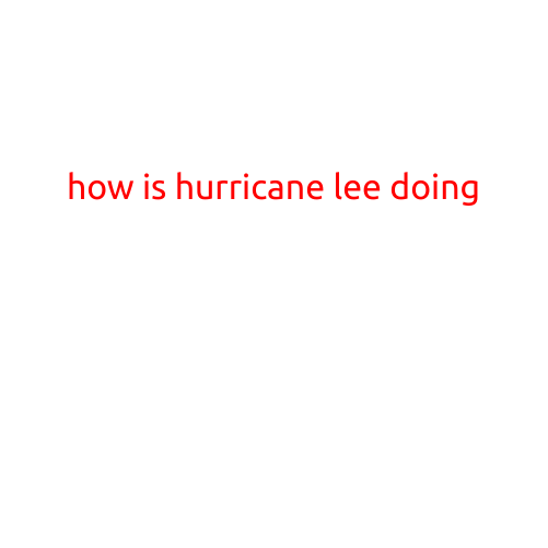 How is Hurricane Lee Doing?