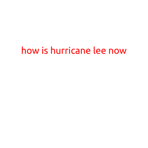 How is Hurricane Lee Now?