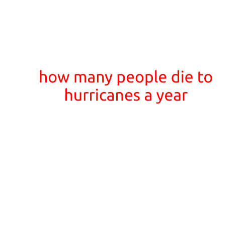 How Many People Die to Hurricanes a Year?