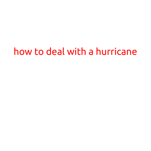 How to Deal with a Hurricane: A Comprehensive Guide