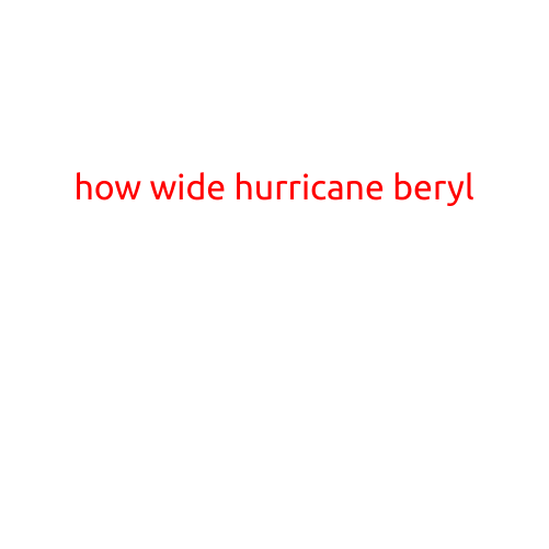 How Wide is Hurricane Beryl?