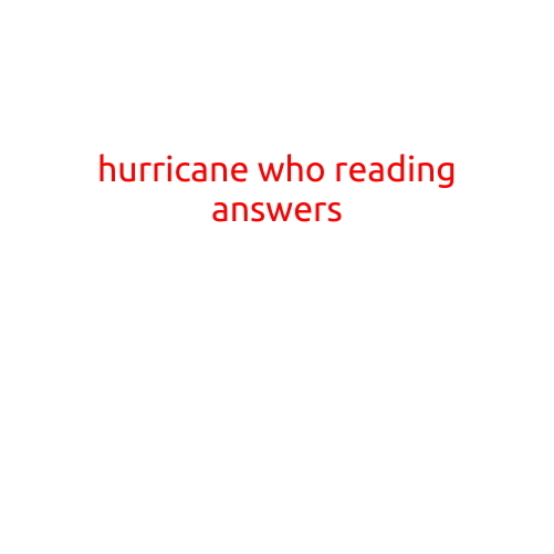 Hurricane Who Reading Answers