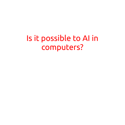 Is it Possible to Teach AI in Computers?