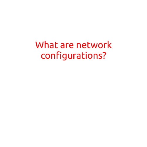 What are Network Configurations?