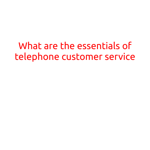 What are the Essentials of Telephone Customer Service?