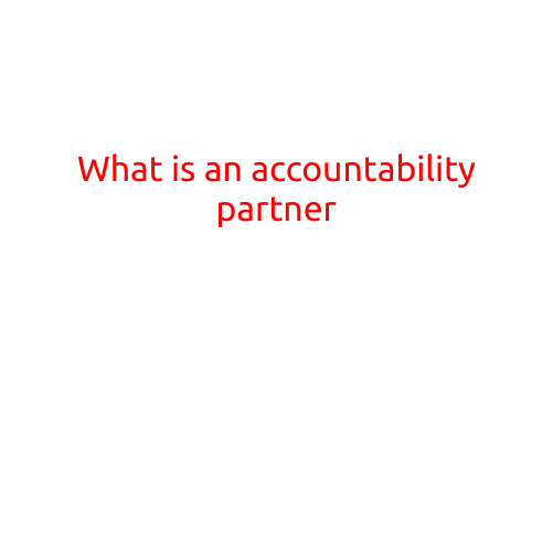 What is an Accountability Partner?