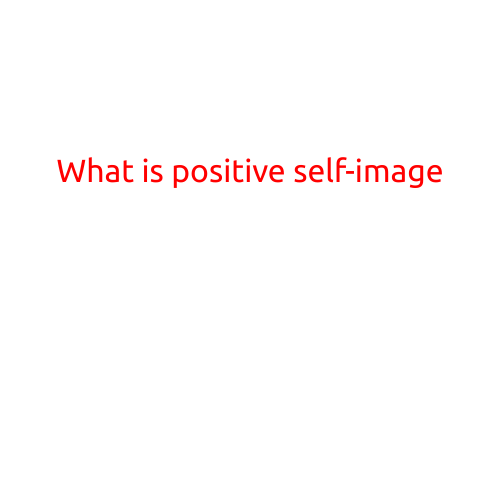 What is Positive Self-Image?