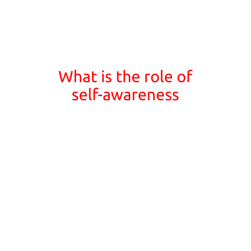 What is the Role of Self-Awareness?