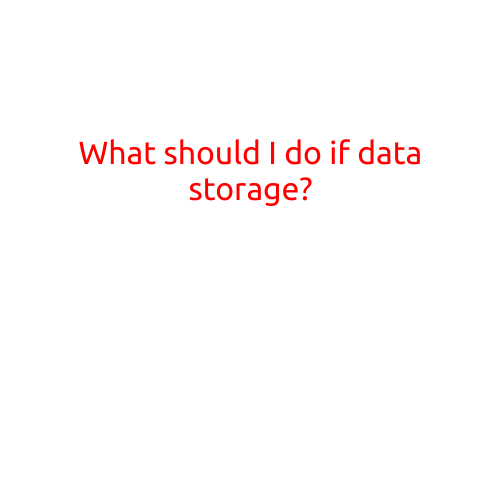 What Should I Do If My Data Storage is Full?