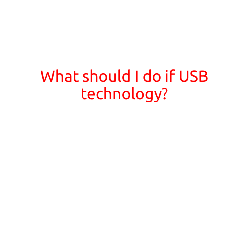 What Should I Do if My USB Technology Fails?