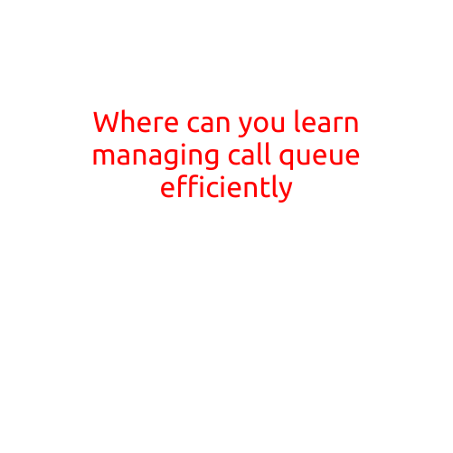 Where Can You Learn Managing a Call Queue Efficiently?