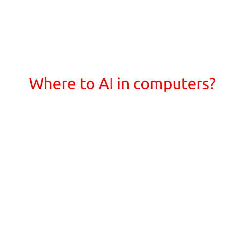 Where to Find AI in Computers?