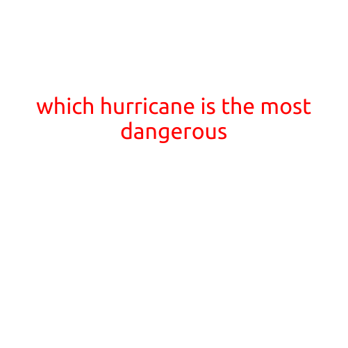 Which Hurricane is the Most Dangerous?