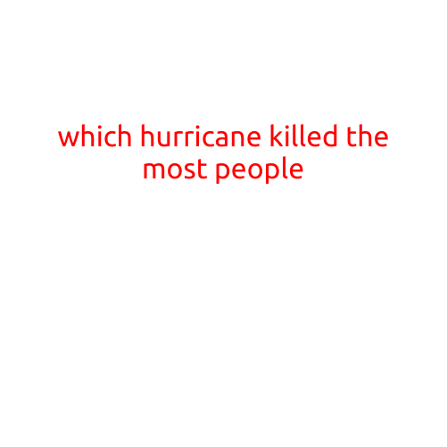 Which Hurricane Killed the Most People?