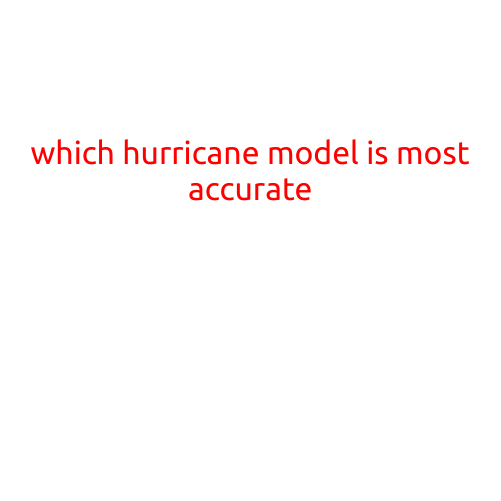 Which Hurricane Model is Most Accurate?