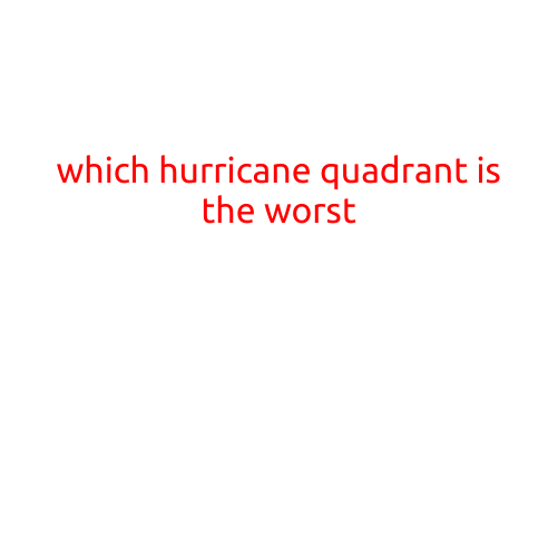 Which Hurricane Quadrant is the Worst?