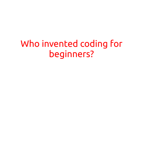 Who Invented Coding for Beginners?